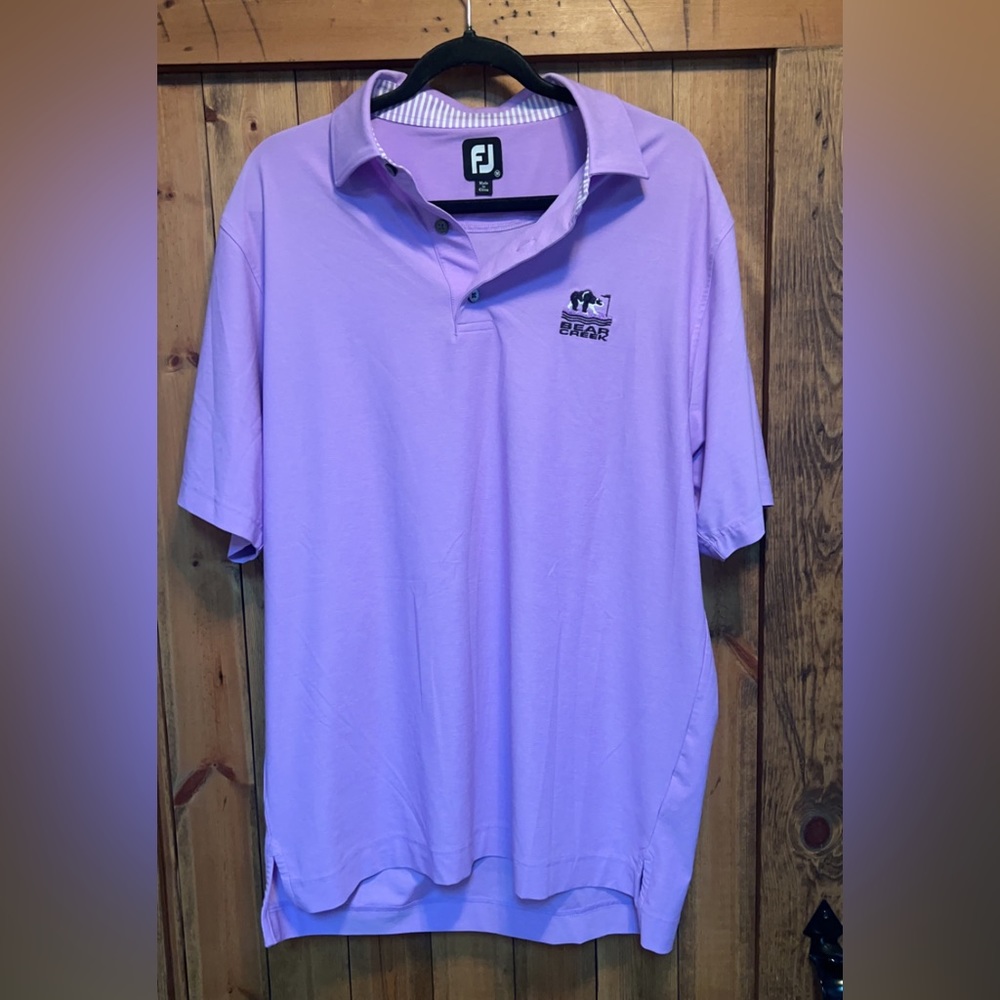 Men’s Medium FootJoy Bear Creek golf polo